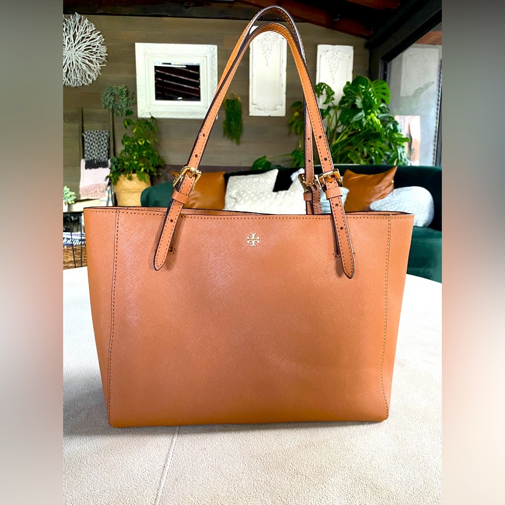 Tory Burch Saffiano Leather Tote